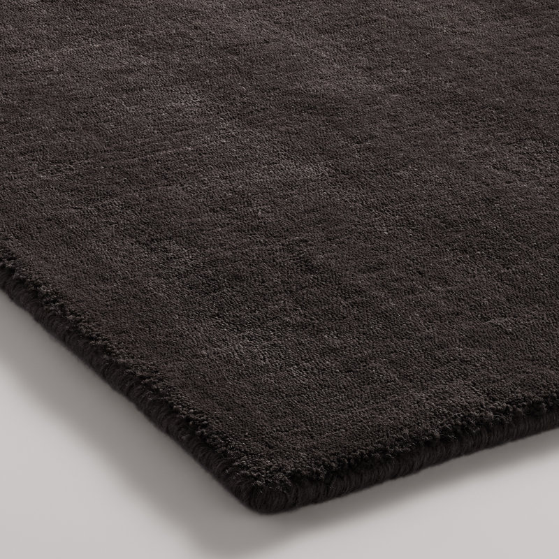 Filtered Out Rug, Rectangle 6' x 9', Charcoal