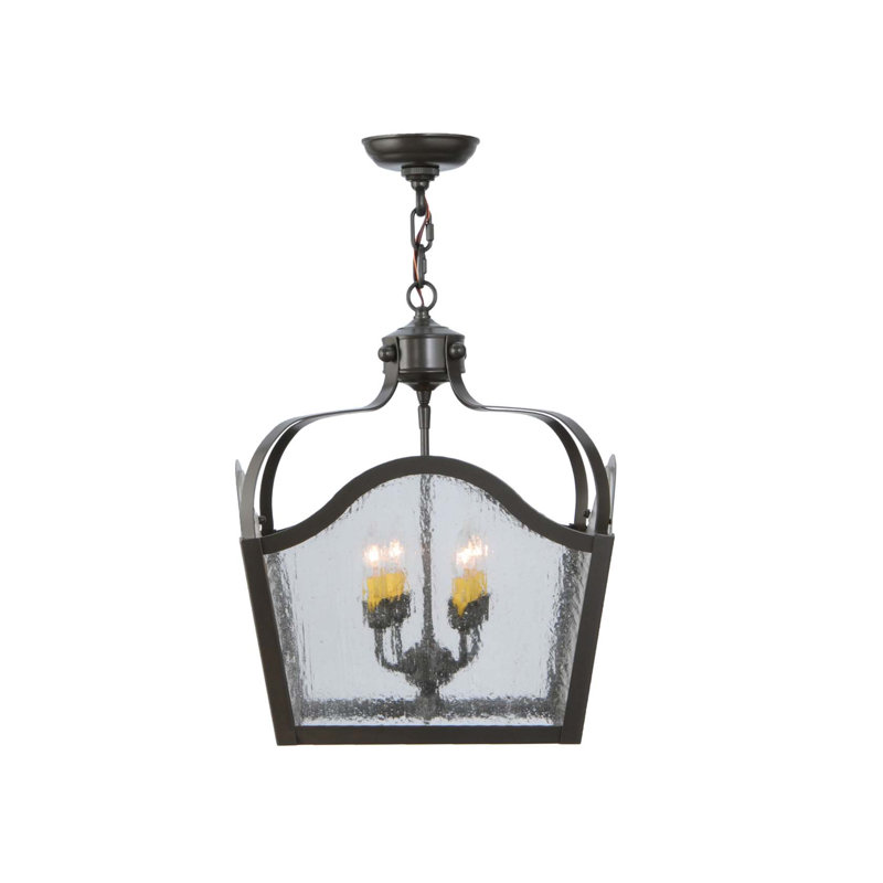 4 - Light Glass Chandelier