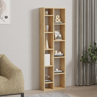 59.1" H x 17.7" W Standard Bookcase