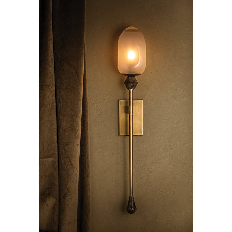 Daith 1 Light Wall Sconce by Noz Nozawa for Corbett Lighting