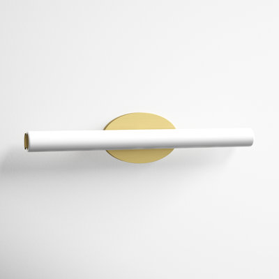 Delphine Single Frosted Dimmable LED Vanity Light