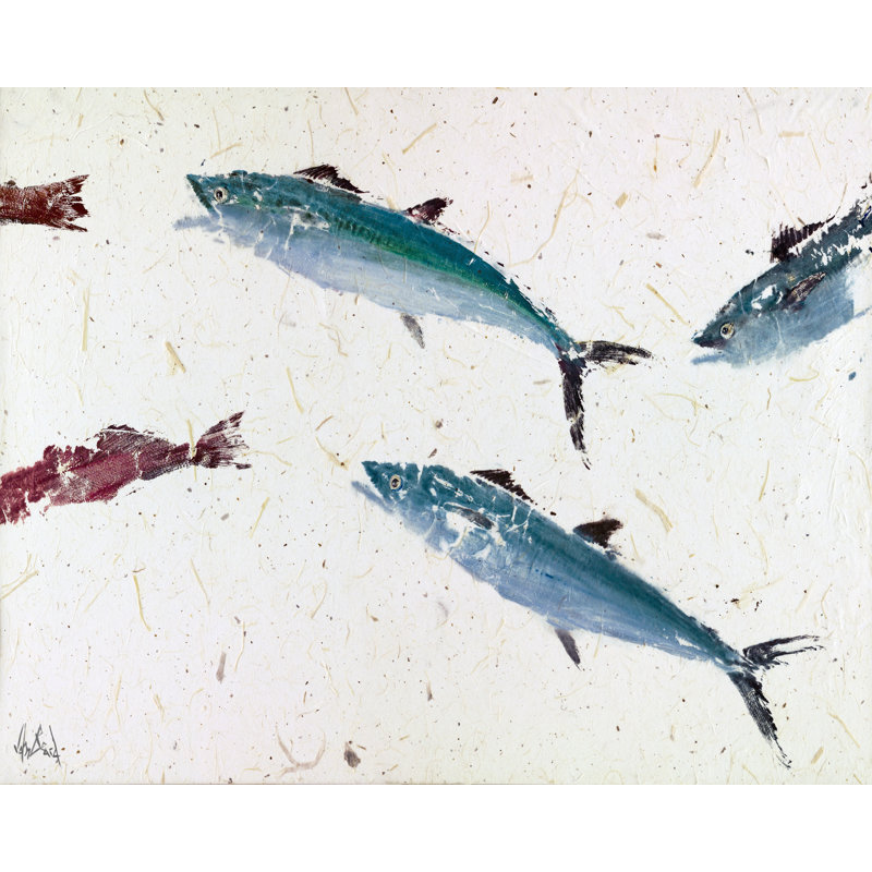 Mackerel By John Beard - Gallery Wrapped Canvas Print;Mackerel By John Beard - Gallery Wrapped Canvas Print Print by John Beard