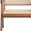 Fauteuil en rotin brun