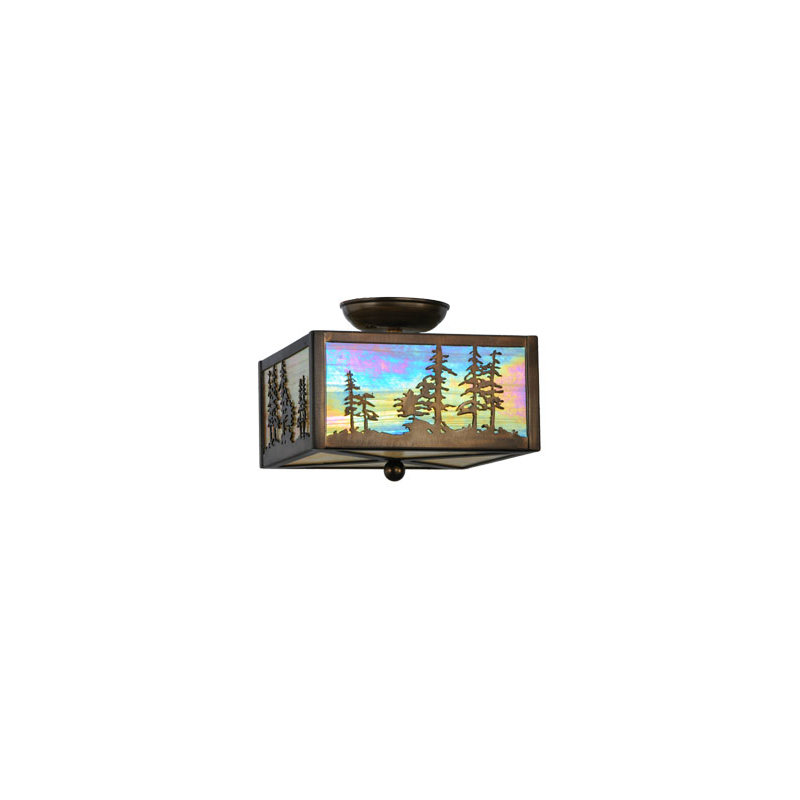 Rustic Lodge 2 - Light Flush Mount