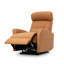 Fauteuil inclinable électrique en cuir fleur 29 po avec repose-tête réglable et ports USB-1135418525