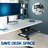 Vivo Black Premium Under Desk Computer Keyboard And Mouse Tray