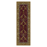 Bungalow Garden Hand Woven Dhurrie Wool Floral Area Rug