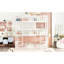 Lit simple superposé au-dessus de blanc - conception en bois d'hévéa amovible avec échelles et garde-corps stables pour la structure de la chambre à coucher-286059590