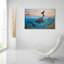  «Lets Play With The Dolphins». par Maria Laura Bratoz, art mural en verre acrylique, 36 po x 24 po-359182552