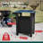 Keter Unity 40 Gal Patio Storage Grilling Bar Cart w/ Stainless Steel Top-70446005