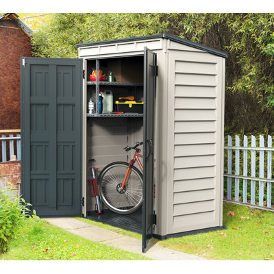 Yardmate Pent Plus 5.6 ft. W x 3 ft. D Plastic Lean-To Tool Shed