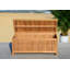 Abri Solid Eucalyptus Wood Deck Box