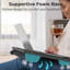 Lap Desk With Wrist Rest Mouse Pad, Portable Laptop Tray For Bed Sofa, Large Laptop Stand With Mouse Pad Phone Holder