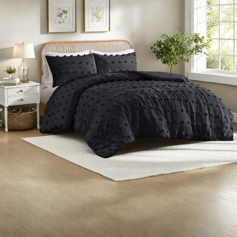 Ensembles de literie pour très grand lit en polyester de qualité supérieure, jacquard à pince moderne pour la maison