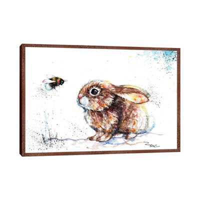 Rabbit And Bee III - Painting on Canvas