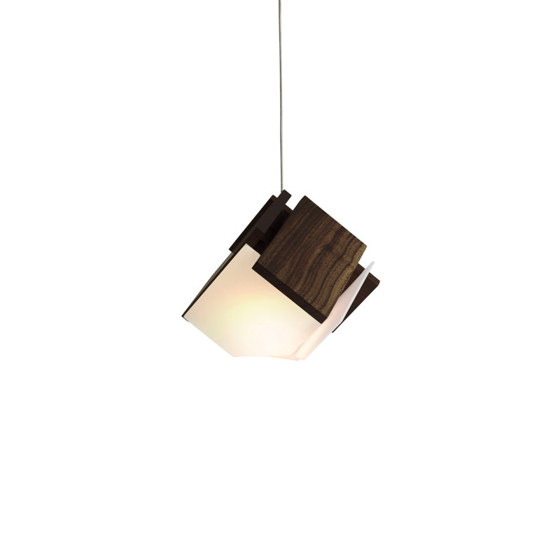 Mica L 1 - Light Pendant, Dark Stained Walnut