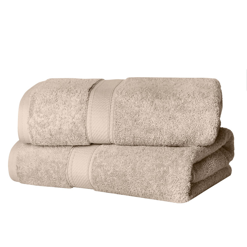 Ensemble de serviettes de bain en coton égyptien 800 pièces 2 pièces Renata , Pierre