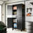 71" Metal Storage Cabinet With Drawer & Locking Doors, Heavy Duty Utility Cabinet With 2 Adjustable Shelves, Pegboard, 8 Hooks & Rolling Wheels For Home, Office & Utility Room