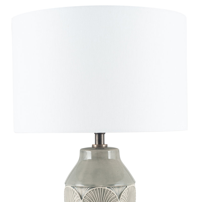 Bianca Table Lamp, Grey