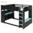 Dasher Gaming Loft Bed with Desk, Storage, Hanging Rod & RGB Lighting-1912655738