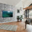 3D Rectangular Wall Panels 96 cm Grey Natural Stone Brickwork Pattern