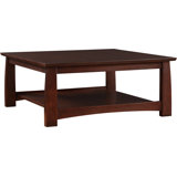 Highlands Solid Wood 4 Legs Coffee Table with Storage