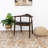 Kuo 19.3'' H Faux Leather Upholstered Armchair-1822831363