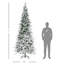 Arbre de Noël artificiel pin enneigé 9 pi non éclairé 9 pi