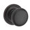 Round Privacy Door Knob with Traditional Round Rose