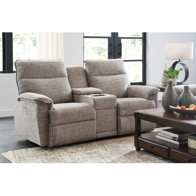 Jay Power Reclining Loveseat with Console and Power Headrest and Tempur-Response Seat Cushions -  La-Z-Boy, U49706  C180964 CB FN 000 TF
