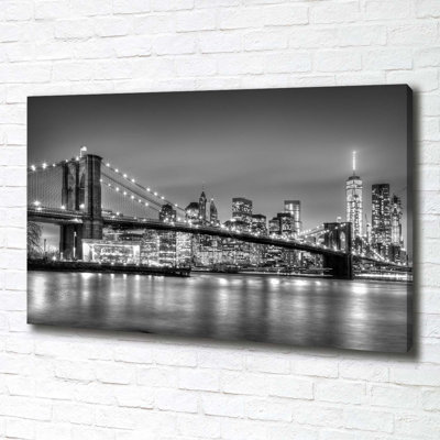 Brooklyn Bridge - Wrapped Canvas Print