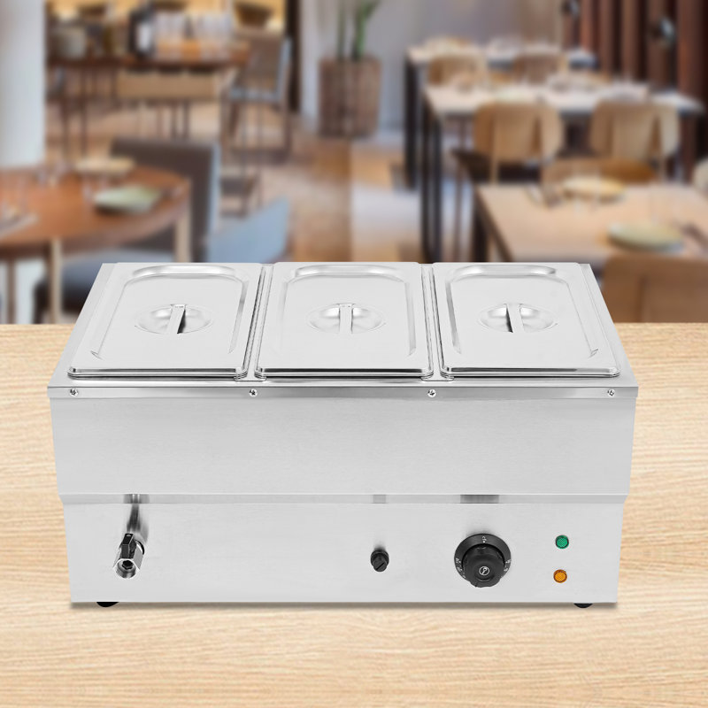 Chauffe-plat électrique avec 3 casseroles