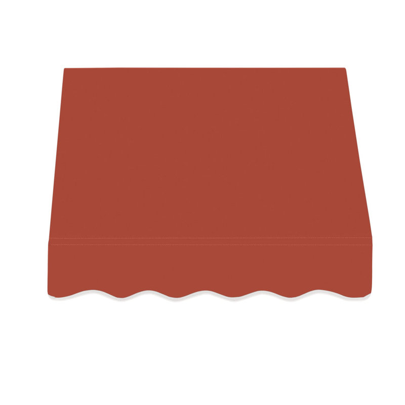 Auvent fixe en tissu acrylique San Francisco Awntech, H 24 po x l 40,5 po x P 42 po, Terre cuite