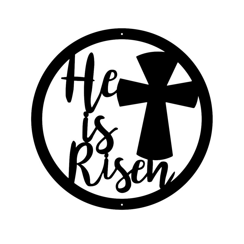He Is Risen Wall Décor, 20" H x 20" W x 0.06" D