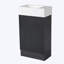 Ensemble de meuble-lavabo simple 18,6 "avec lavabo en céramique, ensemble de meuble-lavabo moderne avec tablette à deux niveaux-305783883