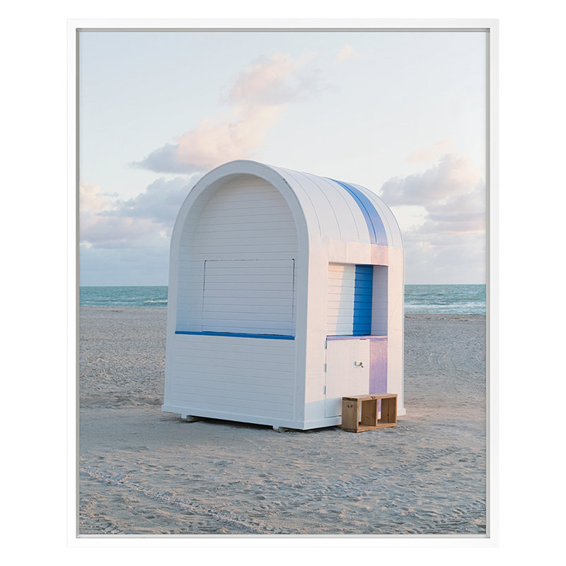 Beach Stand 7 Print by Kwak, Tommy, Maple Single Picture Framed, 44'' H x 36'' W