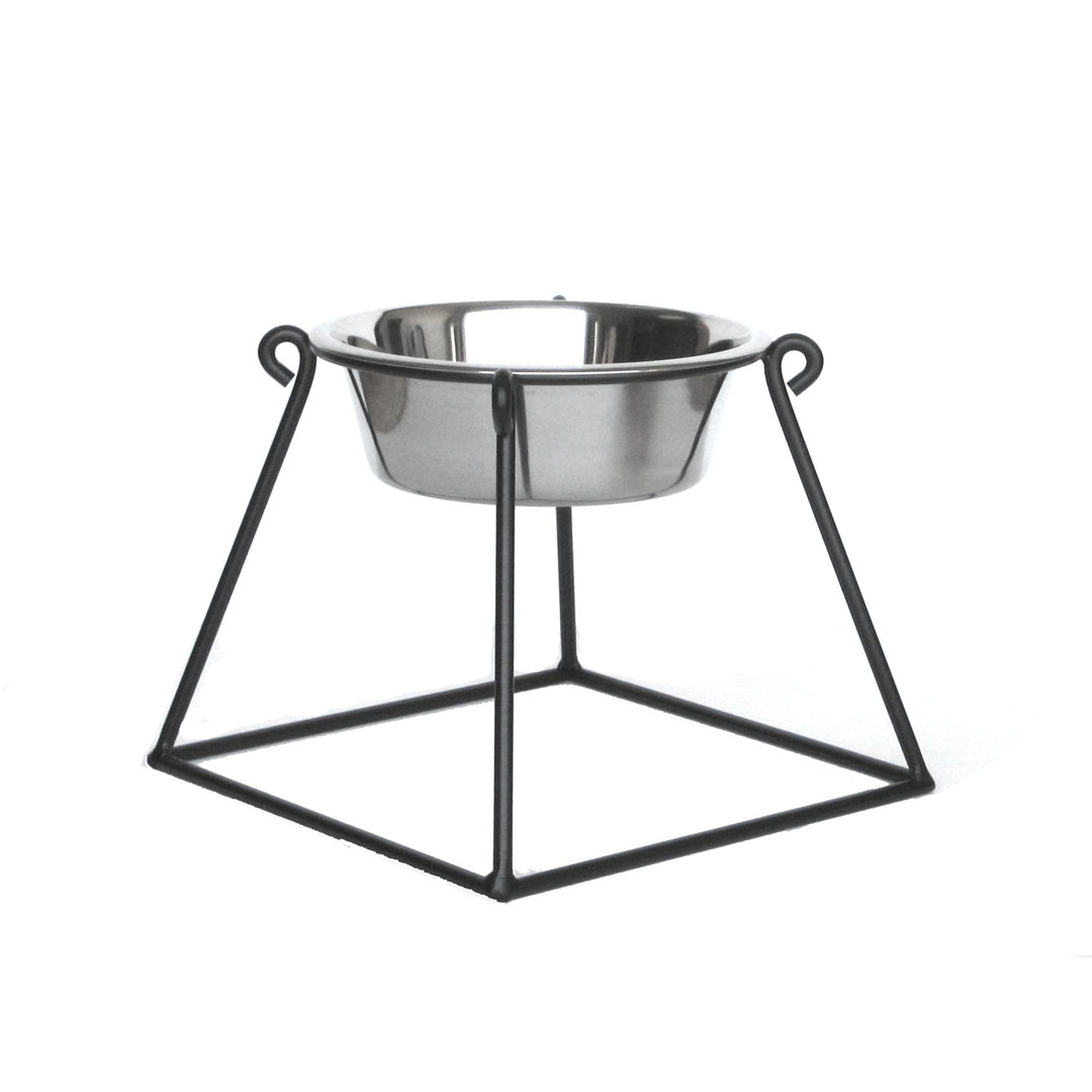Pyramid Single Diner Elevated Feeder Pets Stop 