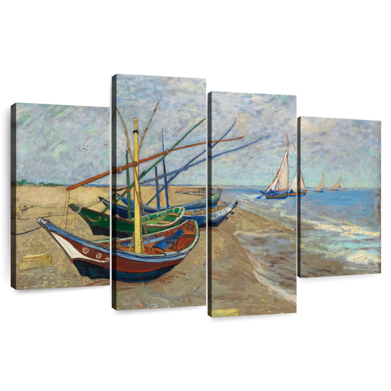 Mehar Fishing Boats On The Beach II