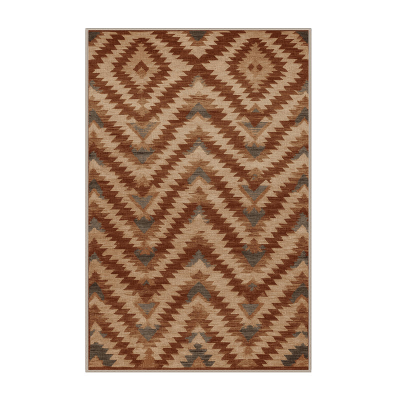 Machine Washable Persian Beige Area Rug, Rectangle 2' x 3'