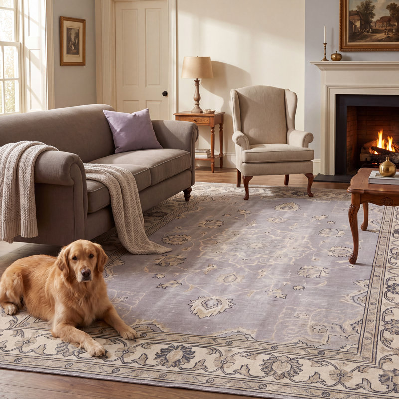 Tapis lavable de style persan traditionnel avec médaillon délavé, couleur menthe verte, or, ivoire, vert, gris, antidérapant, à poils courts, adapté aux animaux domestiques, pour salon, chambre, salle à manger, entrée, couloir, bureau.