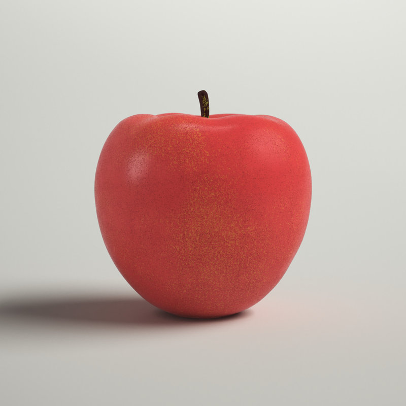 Sculpture Jarboe Big Apple, rouge