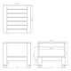Bogota Teak 2 - Person Patio Conversation Sets with Sunbrella® Cushions
