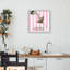 Giclée à rayures roses espresso Martini, design par Deidre Mosher-165361767-165361761