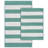 Ronning Beach Stripe Nylon and Polyester 2 Piece Bath Rug Set with Non-Slip Backing-2003578708