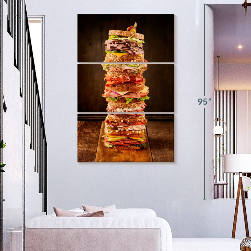 Yarlin Sandwich Stack, 74" H x 48" W
