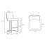 Tabouret de bar rembourré Serena-226930290-226930293