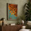 Autumn Leaves Falling Japandi - Wrapped Canvas-226363864-226363859