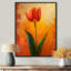 Tulipes murales rouges et vertes vibrantes II-1376290339-1376290337