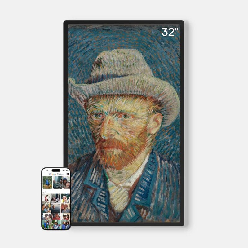 Digital Photo Frame Wifi Smart Digital Picture Frame Free Unlimited Storage Share Photo With Family And Friend Via App Email Google Photos Instagram Web Browser Photo Frame Electronic 32 Inch
