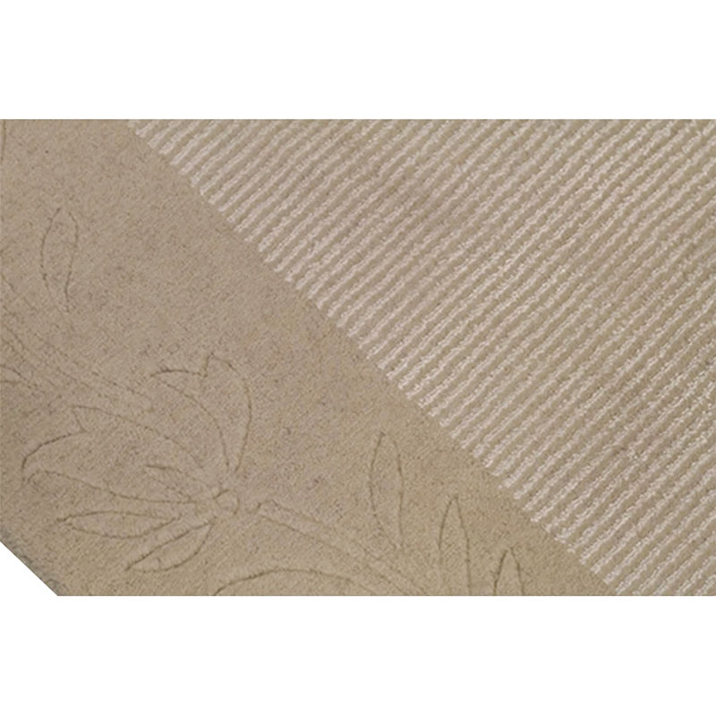 Southwestern Area Rug in Beige, Rectangle 3' x 5'